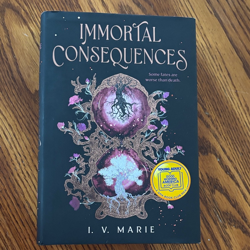Barnes & Noble Immortal Consequences Book - Black and Purple
